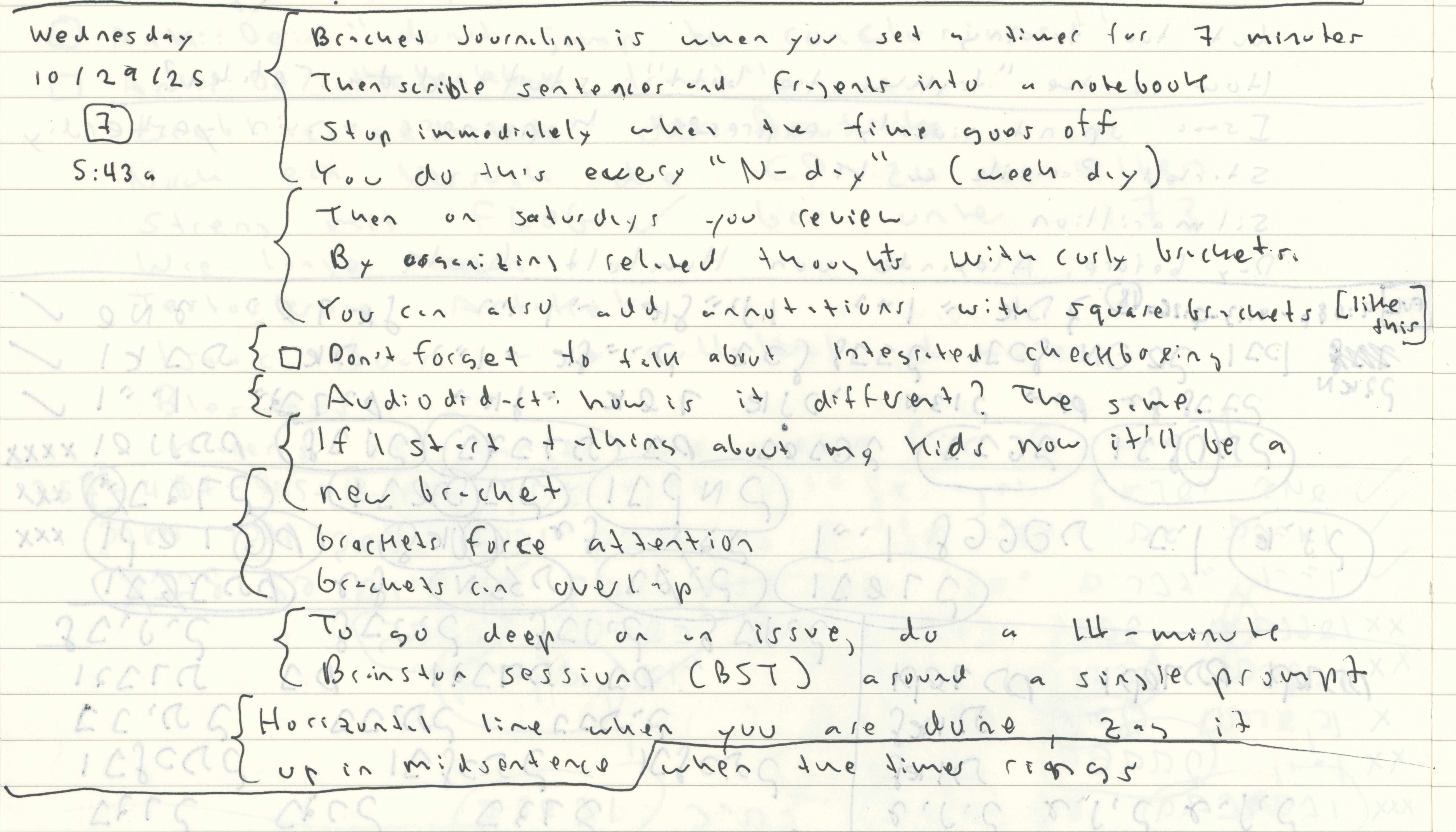 bracket journal entry fake sample