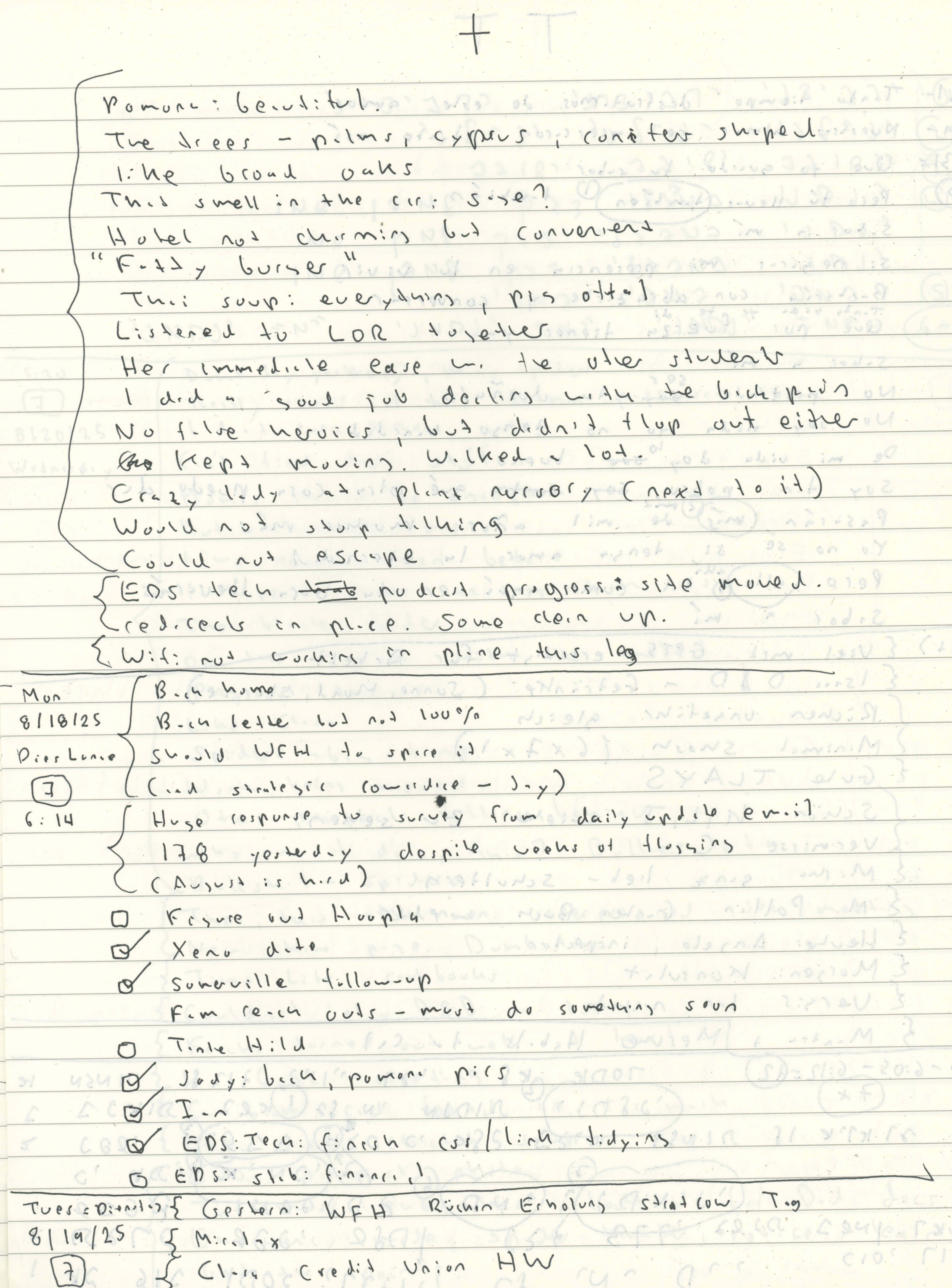 bracket journal with bracketing